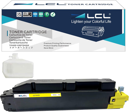 LCL Compatible Toner Cartridge Replacement for Kyocera TK5272 TK-5272 TK5272Y TK-5272Y 1T02TVAUS0 for Kyocera ECOSYS M6230cidn M6235cidn M6630cidn M6635cidn P6230cdn Priner (1-Pack Yellow)