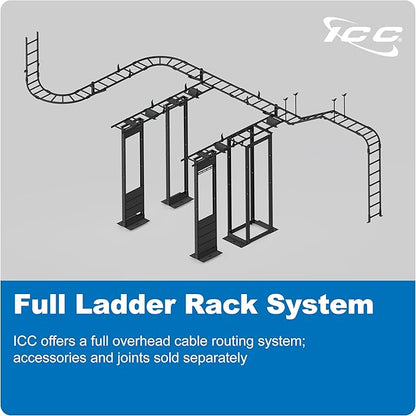 ICC Cable Runway Rack 5' Rack-to-Wall Mount Kit, 16-Gauge Steel, Made in USA