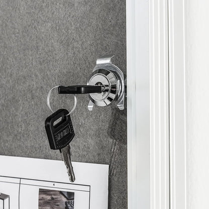 Lockable Enclosed Bulletin Board with 36x24 Acrylic Display Case – Aluminum Frame Notice Board with Self-Healing Felt Surface – Wall-Mounted for School, Office & Public Areas