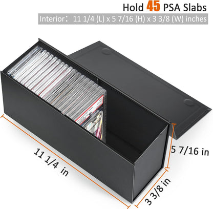 PSA Graded Card Storage Box, PSA Graded Card Storage Holder Container Slabs Box - 1 Pack