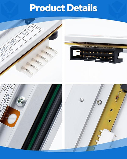 PHD20-2278-01 Genuine Printhead for Datamax I-4212E Mark II, New OEM Print Head Replacement for Datamax-O'Neil Barcode Thermal Label Printer 203dpi Optimal Performance High Speed Low Temperature