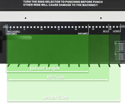 Rayson TD1202 Binding Machine, 3:1 Pitch Wire Binder, Punching 12 Sheets/Binding 120 Sheets with Sturdy Metal Construction