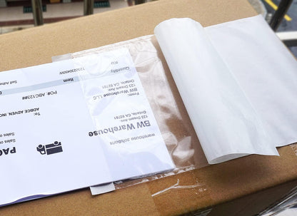 (300 Pcs) Premium 6''x10'' Packing List Envelope, Tailored Size for Letter-size Paper Folded in Half, Adhesive Shipping Label Pouches/Sleeves