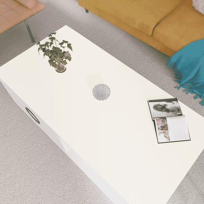 Leather Table Cover,1.8mm Thick,24x48 Inch Table Protector,Glass Table Protector,Table Sticker Cover,Desk Covers On Top of Desks.(White+White,24x48)