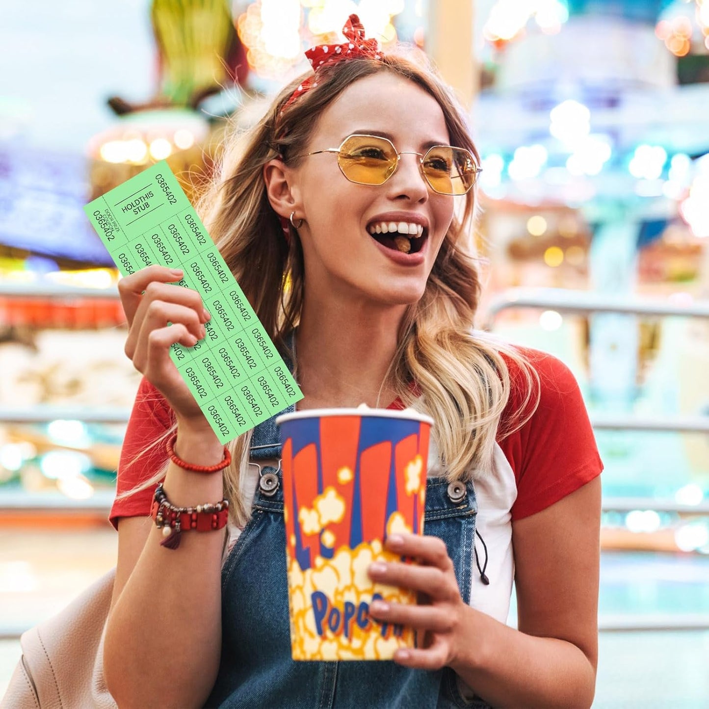 Kosiz 1000 Sheets 25 Bid Raffle Ticket Sheets Chinese Auction Tickets Numbers for Basket Events and Silent Auctions (Green)