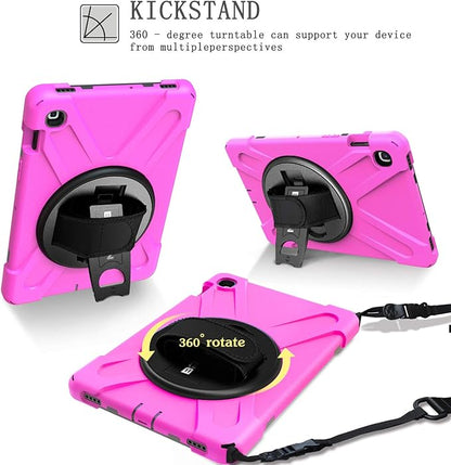 BRAECN for Samsung Galaxy Tab S5e Case 10.5 inch 2019, Heavy Duty Shockproof Case with 360 Rotating Kickstand/Hand Strap&Shoulder Strap for Galaxy Tab S5e 10.5‘’ Tablet SM-T720/SM-T725