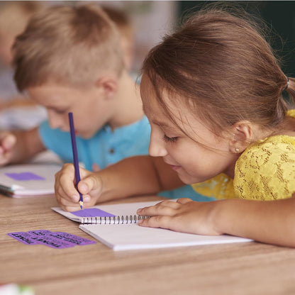 DGBDPACK 100 Raffle Tickets, 50/50 Double Ticket, Bold Numbers for Easy Reading, Ticket for Events, Entry, Class Reward & Prizes -Purple