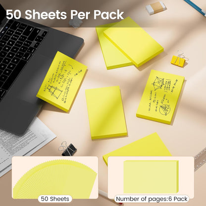Index Cards 3x5 Inch, 300sheets, Flash Cards, Blank Yellow Note Cards Paper For Studying, Schools Supplies, College, Office And Home Organization, Note Taking Supplies