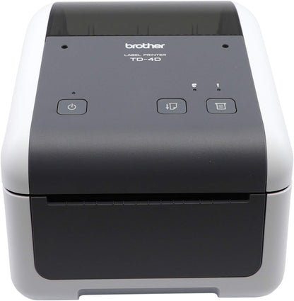 Brother TD4420DN 4-inch Thermal Desktop Barcode and Label Printer, 203 dpi, 8 IPS, Standard USB and Serial, Ethernet LAN