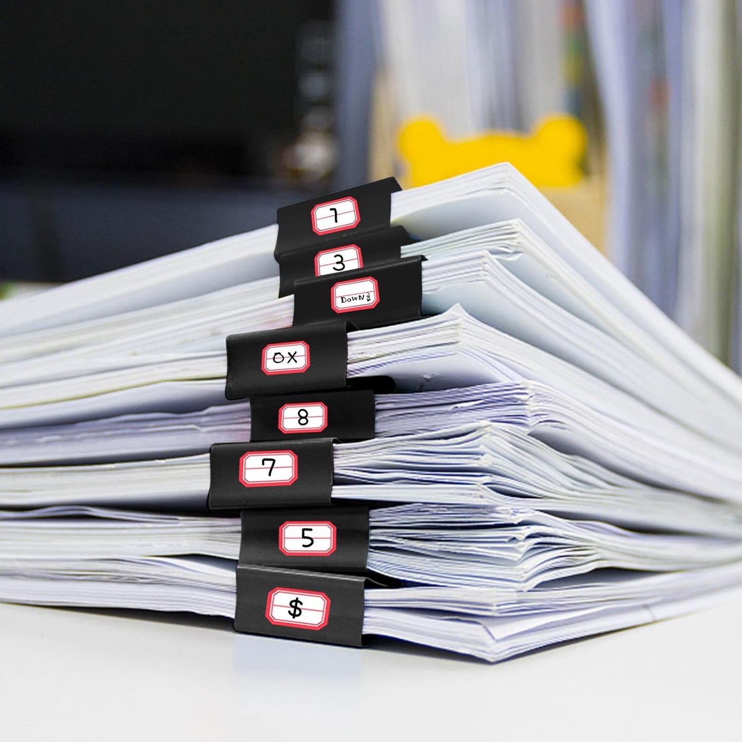 Ufmarine Extra Large Binder Clips 2 inch, (40 Pcs) Big Paper Clips for Office