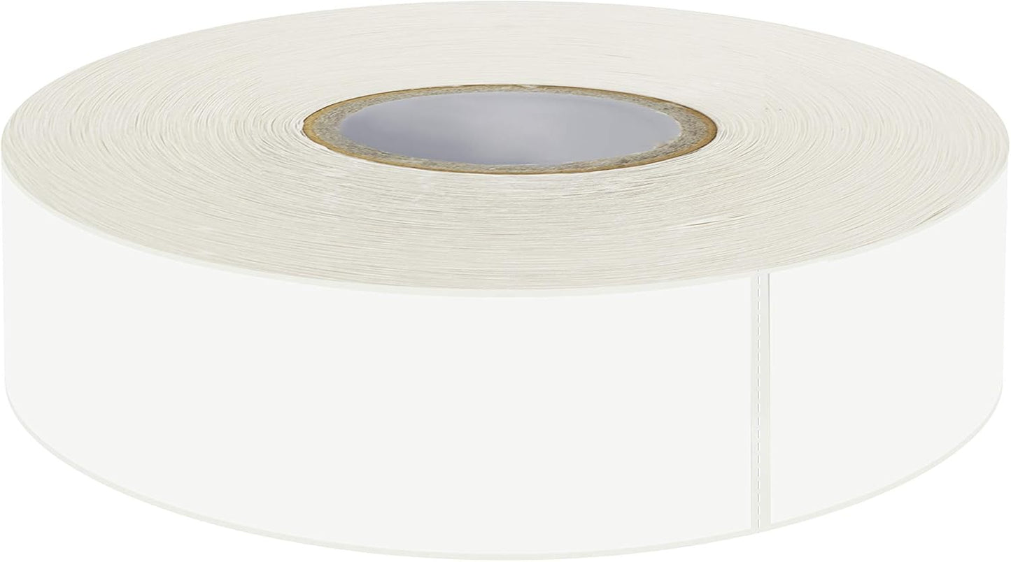 500 Blank Removable Freezer Labels Water Oil Resistant with Perforation Line for Food Containers Jars Pantry Organization