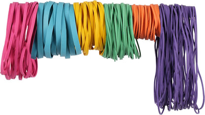 AMUU Rubber Bands Assorted Size Multicolor 0.5 lb size#16,size19,size33,size64,size117,size 4.8in