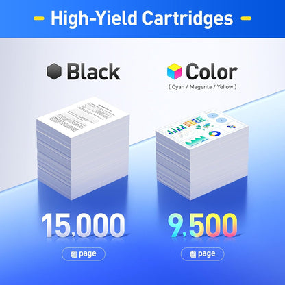 MP C2003 C2503 High Yield Toner Cartridge Set 4-Pack Black Cyan Magenta Yellow Replacement for Ricoh 841918 841921 841920 841919 Toner Aficio C2003 C2503 C2004 C2504 C2004ex C2504ex Laser Printer Ink