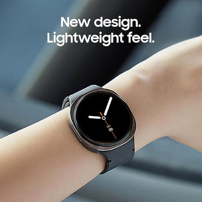 Samsung Galaxy Watch 8 (2025) 44mm Bluetooth Smartwatch, Cushion Design, Fitness Tracker, Sleep Coaching, Running Coach, Energy Score, Heart Rate Tracking, Graphite [US Version, 2 Yr Warranty]
