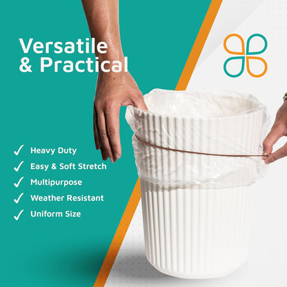 PlasticMill Rubber Bands - #33 Size - Brown Rubberbands - 1LB/500 Count.