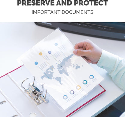 Fellowes Thermal Laminating Pouches, Letter Size Sheets, 3mil, 300 Pack, Clear (5247101)