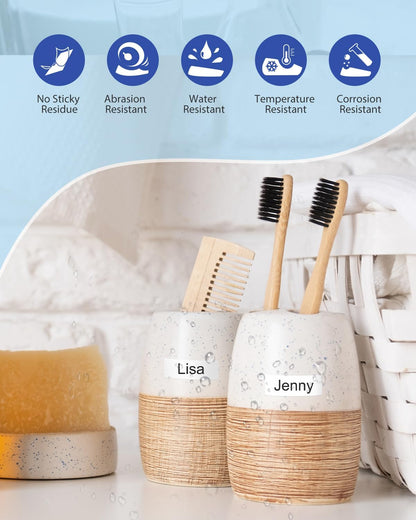 Tze Label Maker Refill Tz-231 Compatible for Brother Ptouch Tze-231 Tze231 12mm 0.47 Laminated White Tape 1/2 Inch Tz Tape for P Touch PT-D210 PT-H110 PT-D220 PT-D400 PT-H111 PT-D410, 4 Pack