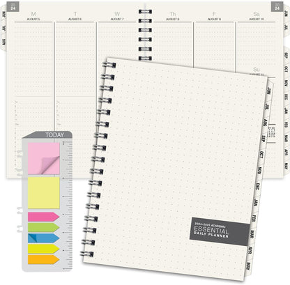 Global Printed Products Essential 8.5"x11" Monthly & Weekly 2024-2025 Planner - (8.5" x 11" - June 2024 Through July 2025)