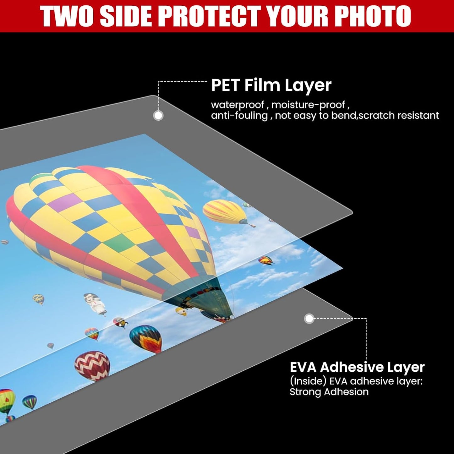 CAREGY Thermal Laminating Pouches,350 Pack Laminating Sheets, 5 Mil, 9 x 11.5 Inches Lamination Sheet Paper for Laminator, Round Corner Letter Size, Office and School Supplies