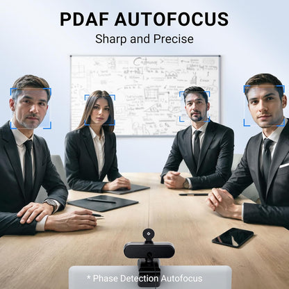 EMEET 2024 Upgraded C960 Webcam for PC, Autofocus, 1080P HD, 73° View Angle, Computer Camera w/Privacy Cover and Microphone, Plug and Play USB Webcam for Video Calling/Zoom/Teams/Google Meet