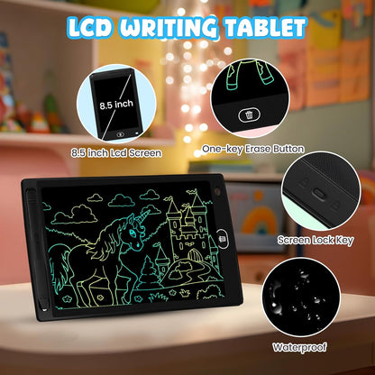 24 Pack 8.5 inch LCD Writing Tablet for Kids - Erasable and Reusable Toddler Doodle Board, Ideal Drawing Pad for Learning Toy for Ages 3-8,Gift for Girls Boys