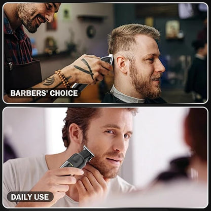 Ufree Hair Clippers for Men Professional, Cordless Barber Clippers and Trimmers Set, Hair Cutting Kit with Storage Stand, Electric Shaver, Gifts for Men
