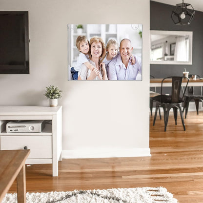 PecMuikee Acrylic Sign Holder 8.5x11 Horizontal, Wall Mount Acrylic Sign Holder and Plastic Paper Display Ad Frame bonus with 3M Tape and Mounting Screws for Restaurants, Office, Market, Store, 2 Pcs