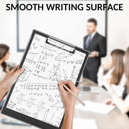 Sooez Clipboard with Storage, Heavy Duty Cleaview Clip Boards 8.5x11 with Dual Storage, Dry Erase Plastic Nursing Clipboard, High Capacity Clipboards Folder for Teacher Nurse, School & Office Supplies