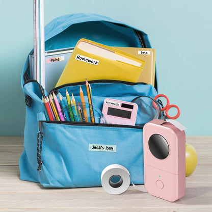 Phomemo Label Maker Machine, D30 Portable Handheld Bluetooth Mini Label Printer, Multiple Templates Smartphone Thermal Small Label Maker for Kids School Items, Classroom Teacher Supplies, Easy to Use