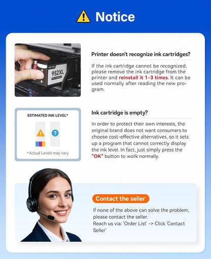 952XL Ink Cartridges Combo 4 Pack Replacement for HP 952 952XL Printers Ink Compatible HP Color Officejet Pro 7740 7720 8210 8216 8702 8710 8720 8740 8715 8725 8730 8700 7730 Black Cyan Magenta Yellow