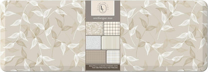 Anti Fatigue Mat by Laurel Lane Co. – Designer Anti Fatigue Mats for Kitchen Floor, Kitchen Mats for Floor, Desk Mat – Cushioned 0.75" Thick – Stain Resistant – Non-Skid Bottom – 20" x 60"