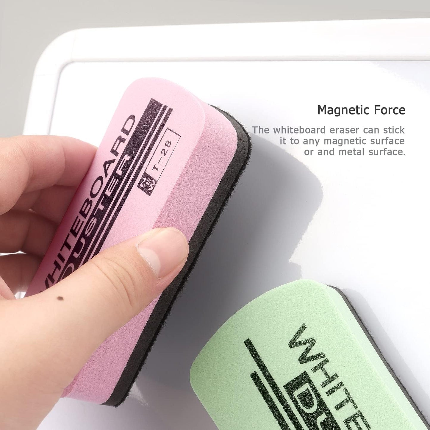 Tamaki 6 Pack Dry Erasers for White Board Magnetic Whiteboard Eraser, Whiteboard Erasers for Kids Classroom, Pastel Color