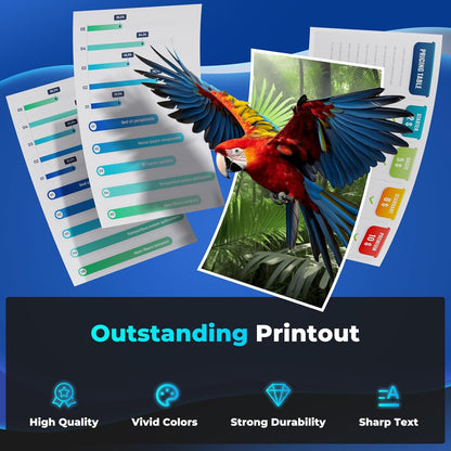 206X Toner Cartridges 4 Pack Replacement for MFP M283fdw M283cdw for HP 206X HP206X 206A 206 HP206A Toner Work for Color Laser Jet Pro MFP M283fdw M255dw M283cdw M283fdn M282nw M255nw Printer Ink 206X