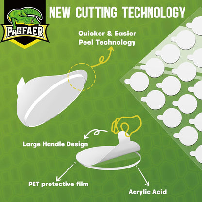 105Pcs Double Sided Adhesive Dots, 0.79" Clear Removable Sticky Adhesive Mounting Putty, Waterproof No Residue Dots Adhesive Putty for Poster Picture Festival Decoration Museum