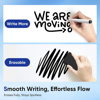 Dry Erase Board, 36 × 24 inches, Magnetic White Board for Wall, Silver Aluminium Frame, White Board Dry Erase for Kids, Students, Office, Kitchen- Includes Markers, Magnets & Eraser