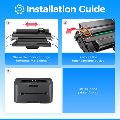 MLT-D105L Toner Cartridge Black 2-Pack High-Yield Replacement for Samsung MLT-D105L D105L Compatible with Samsung ML-2525 ML-2540 ML-2580N ML-1910 ML-1915 SCX-4623F SCX-4623FN SCX-4600 SF-650 Printers