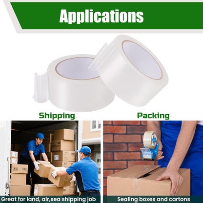 Lichamp Clear Packing Tape, 24 Rolls Heavy Duty Packaging Tape Refill for Moving Boxes, Mail Shipping Supplies, 1.88 inch x 55 Yard x 2.6 mil, A224TP