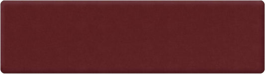 GelPro Anti Fatigue Nonslip Mat: Hard Floor Utility Mats for Garage, Patio and Kitchen - 20" x 72" x .5" - Leather Grain Cranberry
