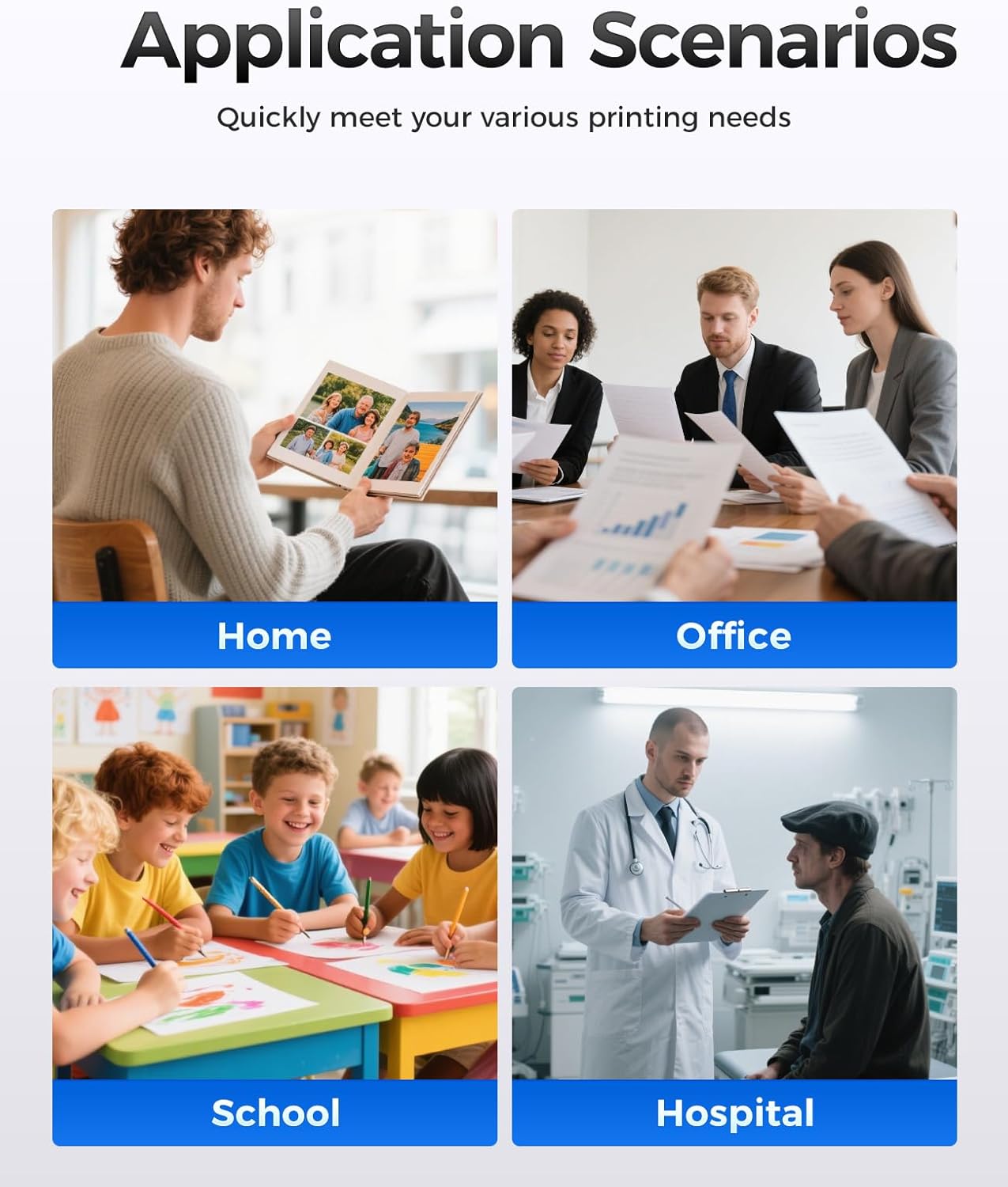 TN431 Toner Cartridge Set 4-Pack Replacement Compatible for Brother TN-431 TN433 TN436 MFC-L8900CDW MFC-L8690CDW HL-L8360CDW HL-L8260CDW MFC-L8610CDW MFC-L8905CDW MFC-L9570CDW HL-L8360CDWT Printer Ink