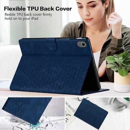 Case for Samsung Galaxy Tab S10 Lite/S10 Fe/S9 Fe 10.9" /S9 11" Tab Cases Multi-Angle Viewing Smart Stand with Pocket Auto Wake/Sleep PU Leather Tablet Flip Folio Cover Blue