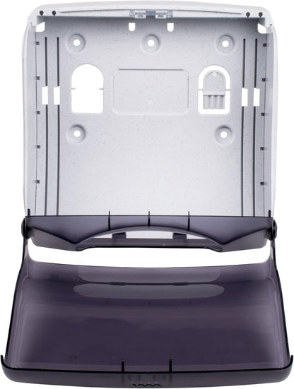 San Jamar T1755TBK Ultrafold Fusion Folded Towel Dispenser, Fits 400 Multifold/240 C-Fold Towels, Classic, Black Pearl