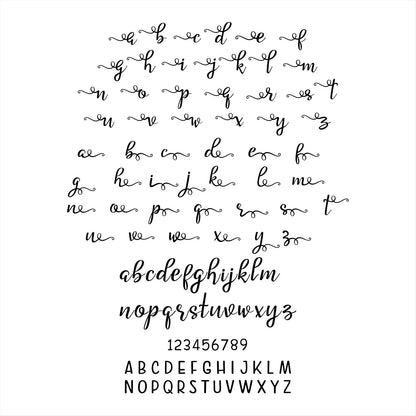 White Address Labels - Personalized Name Stickers, Custom Printed Return Mailing and Shipping Labels for Envelopes, Packages, Business, Home Use (Pretty Lowercase Script)