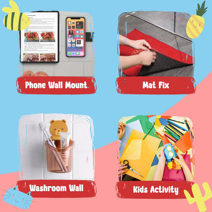 Double Sided Tape Sticky Dot Removable Putty No Trace Clear Sticky Tack Waterproof Stickers for Festival Decoration Picture Hanging Museum Wax Gel, Earthquake Putty Hanging Strips Mounting Dots