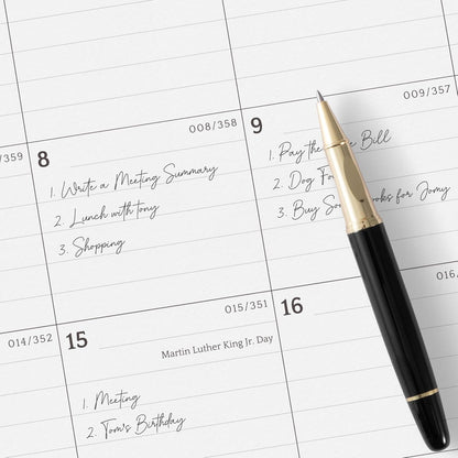 Large Desk Calendar 2025-2026 with Desktop Mat, Cabbrix Desk Pad Calendar 21 x 16-1/2 Inch from July 2025 to December 2026, Desk Blotter Calendar for Home School and Office