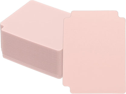 PATIKIL Trading Card Dividers, 50 Pcs Index Card Football Card Sorter Storage Boxes Organizer Tray Accessories for Sports Game Baseball Card, Pink