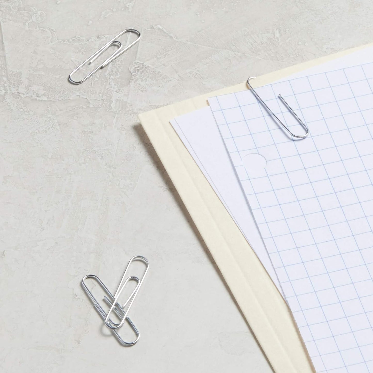 Amazon Basics No. 1 Paper Clips, Smooth, 1000 Count (10 Pack of 100), Silver