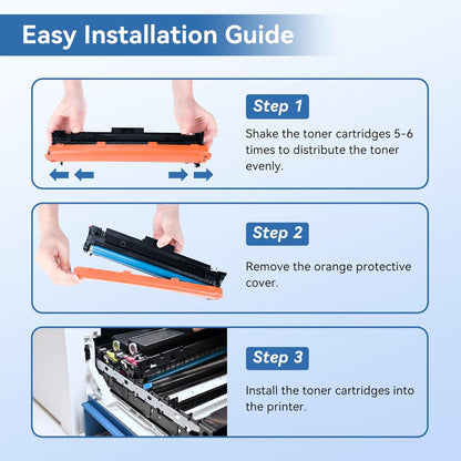 MYTONER 210X Toner Cartridges 4 Pack Compatible Replacement for HP 210X 210A 210 High Yield for Color Pro MFP 4301fdw 4301fdn 4201dw 4201dn Series Printer Ink 210X 210A W2100X W2100A