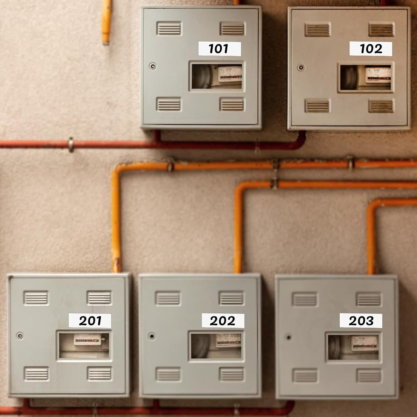 White Rectangle Stickers 3 x 1 Inch Color Coding Labels Vinyl Roll Self-Adhesive Waterproof Removable 500 PCS