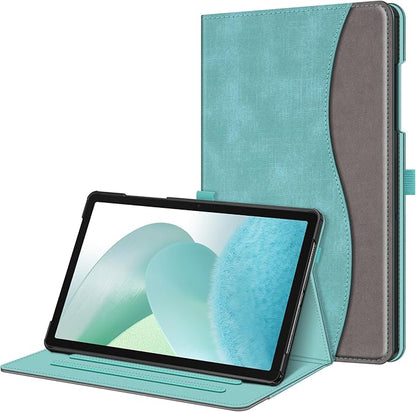 Fintie Case for Samsung Galaxy Tab A9 Plus/A9+ 5G 11 Inch 2023 Model (SM-X210/X216/X218), Multi-Angle Viewing Smart Stand Back Cover with Pocket Auto Wake/Sleep, Turquoise