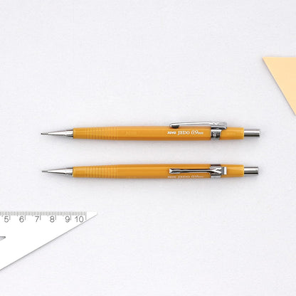 JAVAPEN 0.9mm Mechanical Drafting Pencils – 12-Pack, Heavy-Duty Lead, Comfortable Grip, Anti-Roll Hex Barrel, Built-in Eraser, Made in Korea